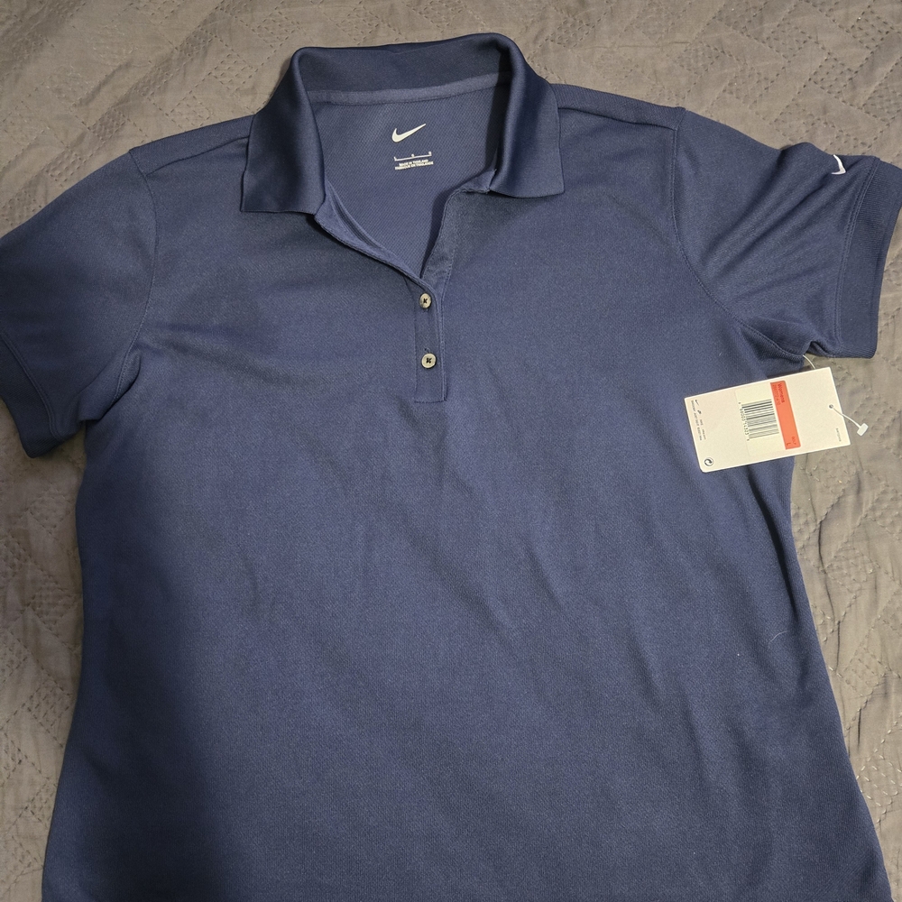 Nike Women's Blue Polo Shirt